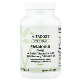 Vitacost, Everyday, мелатонин, 180 таблеток