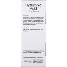Hyalogic, Чистая сыворотка для лица HA, 0,47 жидк. унц. (13,5 мл)