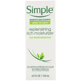 Simple Skincare, Регенерирующий глубоко увлажняющий крем, 4,2 унции (124 мл)