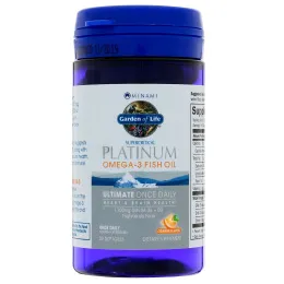 Minami Nutrition, MorEPA Platinum, Формула для ежедневного приема с Омега-3 и витамином D3, со вкусом апельсина, 30 гелевых капсул