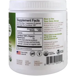 Organic Mushroom Nutrition, Рейши, грибной порошок, 7.14 унций (200 г)