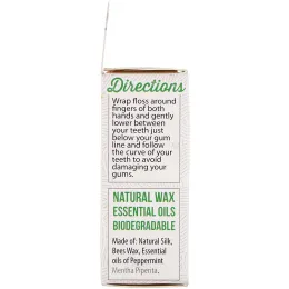 The Dirt, Silk Floss, Mint Essential Oil, 1 unit 33 yrds
