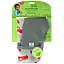Green Sprouts, Snap & Go Easy Wear Long Sleeve Bib, Gray Firetruck