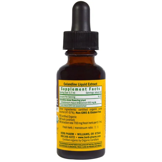 Herb Pharm, Чистотел, 1 жидкая унция (29.6 мл)