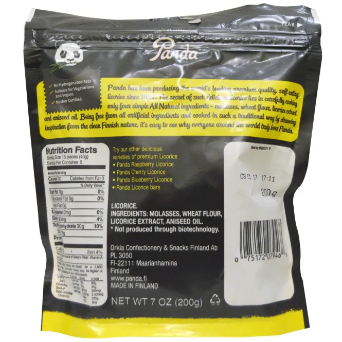 Panda Licorice, Мягкая лакрица, 7 унций (200 г)