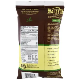 Kettle Foods, Органические картофельные чипсы, морская соль, 5 унций (142 г)