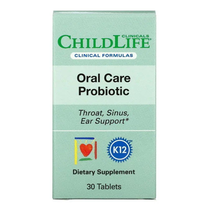 Childlife Clinicals, Oral Care Probiotic, 30 Tablets