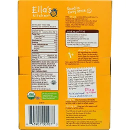Ella's Kitchen, Nibbly Fingers, Bananas + Raisins, 5 Bars, 4.4 oz (125 g)