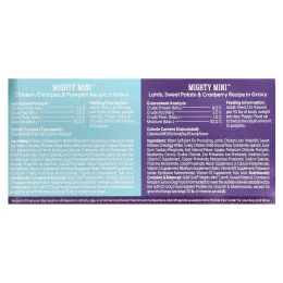 Solid Gold, Mighty Mini ™, набор для собак разных пород, для игрушечных и мелких пород собак, 12 штук, 99 г (3,5 унции)