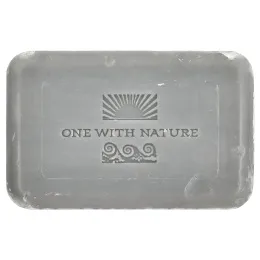 One with Nature, Тройное пилированное минеральное мыло, вулканическая грязь, 7 унций (200 г)