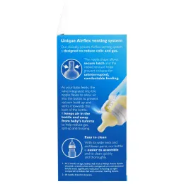 Philips Avent, Антиколиковая бутылочка, от 0 месяцев, 1 бутылочка, 4 унции (125 мл)