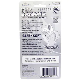 Baby Banana, Зубная щетка для прорезывания зубов для малышей, 1 прорезыватель