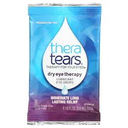 TheraTears, Dry Eye Therapy, глазные капли со смазкой, 30 стерильных одноразовых флаконов