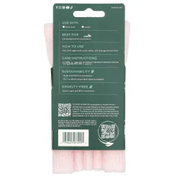 EcoTools, Ткань для ванны, розовая, 1 шт.