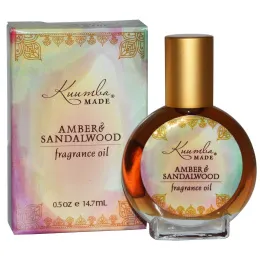 Kuumba Made, Ароматическое масло, амбра и сандал, 0.5 унций (14.7 мл)