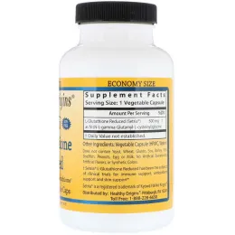 Healthy Origins, Setria, со сниженным L-глутатионом, 500 мг, 150 вегетарианских капсул