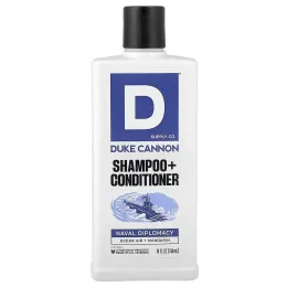 Duke Cannon Supply Co., шампунь и кондиционер, Naval Diplomacy, 414 мл (14 жидк. унций)