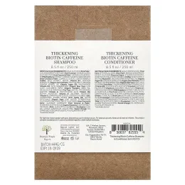 Tree To Tub, набор из шампуня и кондиционера с биотином и кофеином, 2 шт., 250 мл (8,5 жидк. унции)