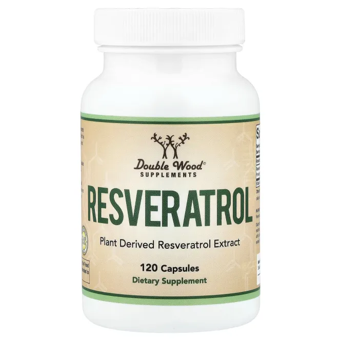 Double Wood Supplements, Resveratrol, 120 Capsules