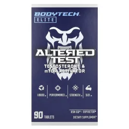 BodyTech, Altered ™ Test, тестостерон и активатор mTor, 90 таблеток