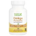 Super Nutrition, Ginkgo Phytosome, фитосомы гинкго, 360 мг, 60 растительных капсул