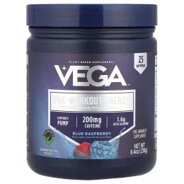 Vega, Pre-Workout Energy, голубая малина, 238 г (8,4 унции)