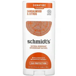 Schmidt's, Натуральный дезодорант, сандаловое дерево и цитрусовые, 3,25 унции (92 г)