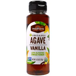 Madhava Natural Sweeteners, Органическая агава, ваниль, 333 г (11,75 унций)