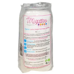 Maxim Hygiene Products, Органические большие безворсовые диски, 50 дисков