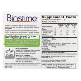 Biostime, Для малышей и детей, ежедневные пробиотики и пребиотики, для новорожденных до 6 лет, 28 пакетиков-саше без вкуса, по 1,5 г (0,05 унции)