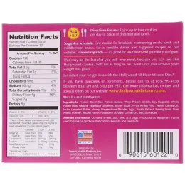 Hollywood Diet, Печенье голливудская диета, овсянка изюм, 12 заменяющих еду печенек