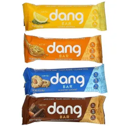 Dang, Keto Bar Variety Pack,  12 Bars, 1.4 oz (40 g) Each