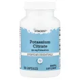 Vitacost, цитрат калия, 99 мг, 180 капсул