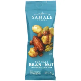 Sahale Snacks, Snack Mix, Sea Salt Bean + Nut, 9 Bags,1.25 oz (36 g) Each