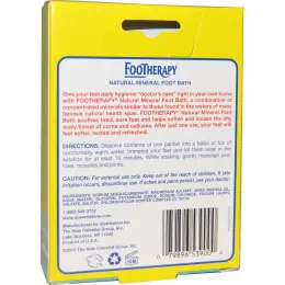 Queen Helene, FooTherapy, Натуральная минеральная смесь для ножных ванн, 3 упаковки, 1 унция (28 г) шт.