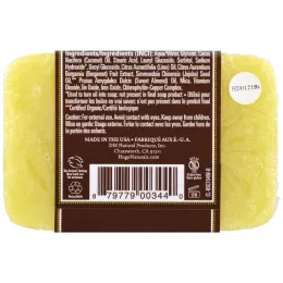 Hugo Naturals, Мыло ручной работы, мексиканский лайм и бергамот, 4 унции (113 г)