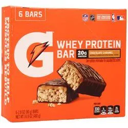 Gatorade, Восстановительный сывороточный протеиновый батончик Шоколад-карамель 6 батончиков