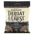 Jakemans, Throat & Chest, Anise Flavored, 30 таблеток для рассасывания