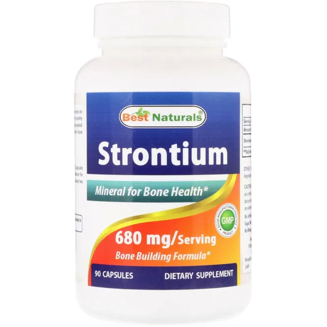 Best Naturals, Strontium, 680 mg, 90 Capsules