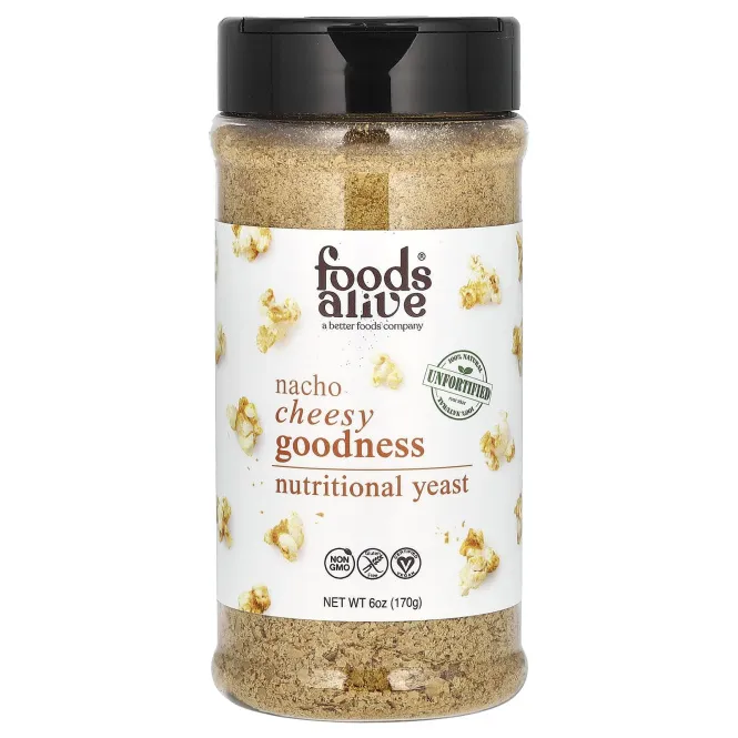 Foods Alive, пищевые дрожжи, начос, сырный вкус, 170 г (6 унций)