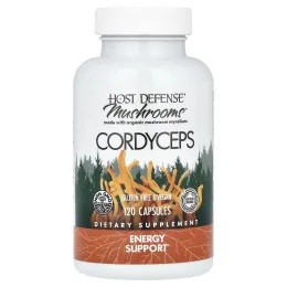 Fungi Perfecti, Кордицепс, 120 растительных капсул
