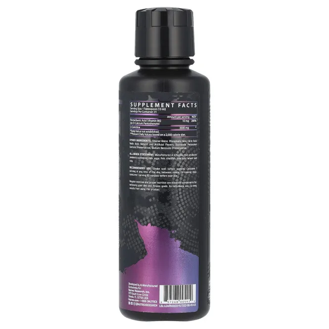 Nutrex Research, Liquid Carnitine 3000, Ягодный взрыв, 473 мл