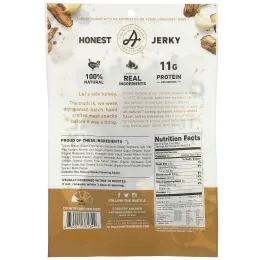 Country Archer Jerky, 100% Natural Turkey Jerky , Hickory Smoke, 2.5 oz (71 g)