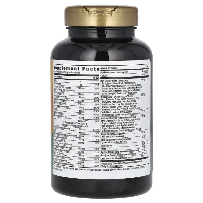 Nature's Way Alive! Max3 Potency Мультивитаминный комплекс для взрослых, без добавленного железа, 180 таблеток