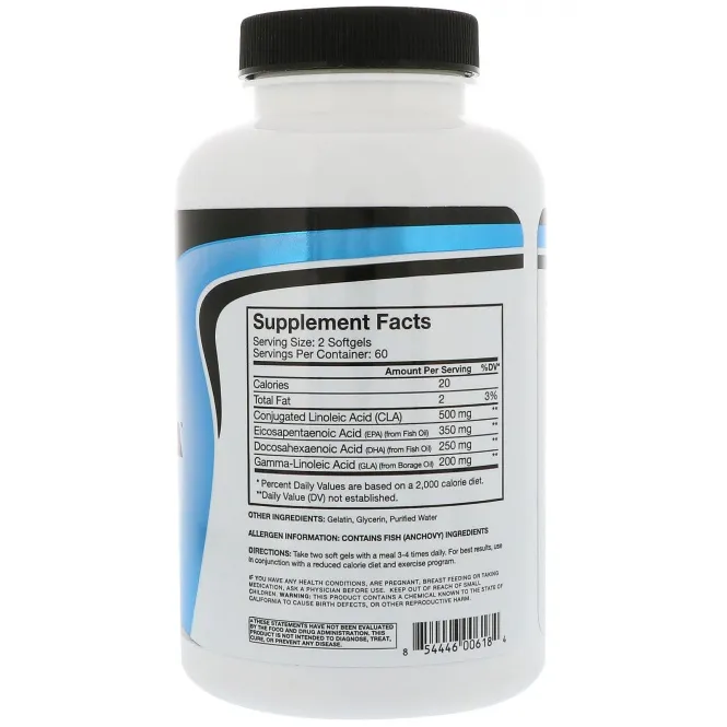 RSP Nutrition, Lean Omega, Omegas+Weight Loss, 120 Softgels