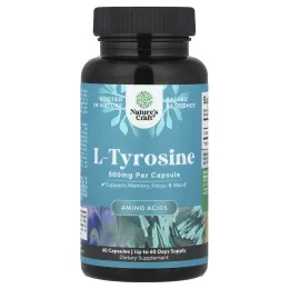 Nature's Craft, L-тирозин, 500 мг, 60 капсул