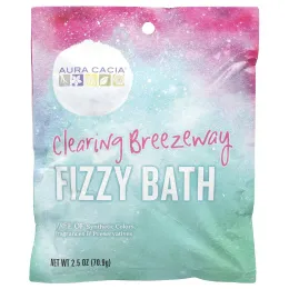 Aura Cacia, Fizzy Bath, Очистительный проход, 2,5 унции (70,9 г)