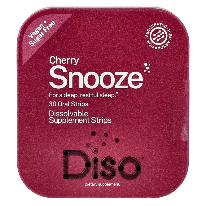 Diso, Snooze, вишня, 30 полосок для полости рта