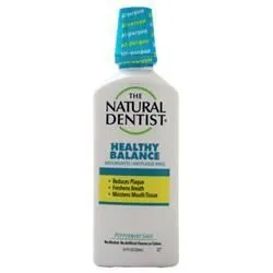 The Natural Dentist, Ополаскиватель Healthy Balance с мятным шалфеем 16,9 жидких унций