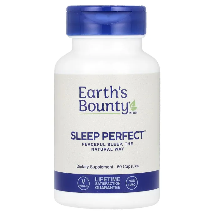 Earth's Bounty, Совершенный сон, 60 вегетарианских капсул